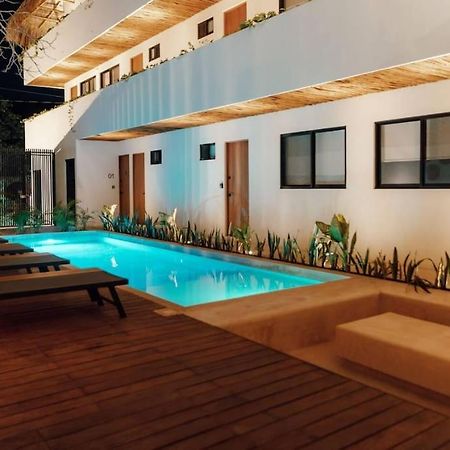 Cozy Apartment With Pool In Bacalar Center Exterior foto